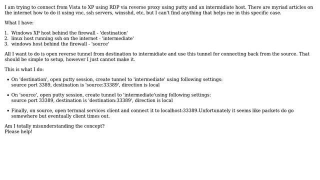 Reverse proxy using hop and RDP смотреть онлайн