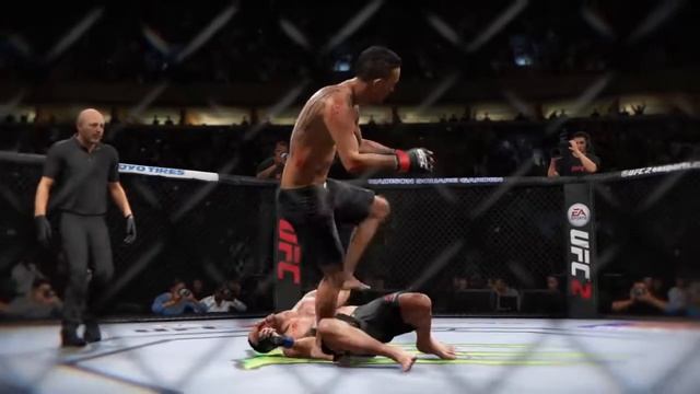 UFC 25th Anniversary Series - Max Holloway vs Frankie Edgar (Featherweight Title Fight) смотреть онлайн