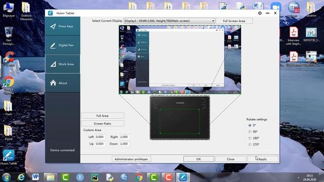 HUION H430P TANITIMI, DRİVER KURULUMU VE AYARLARIN YAPILMASI смотреть онлайн