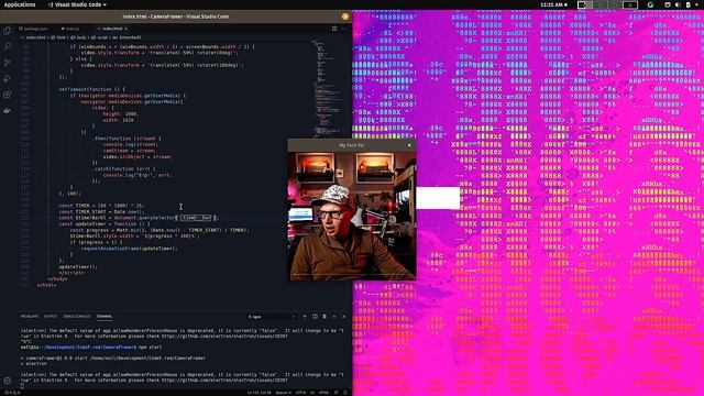Webcam Floating Window Widget - part 3/2 - Adding a countdown timer смотреть онлайн