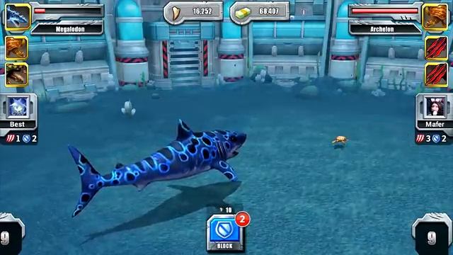 MEGALODON VS ANOMALOCARIS - Jurassic Park Builder Aquatic Tournament Android Gameplay HD смотреть онлайн