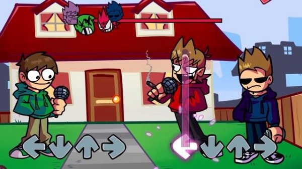 Challenge-EDD but Eddsworld Characters Sing It | FNF Cover