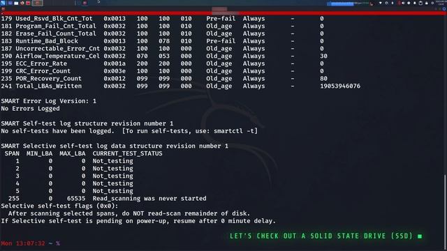 Free HDD SSD SMART Table Reader for Linux - SmartMonTools SmartCTL (No Music) смотреть онлайн