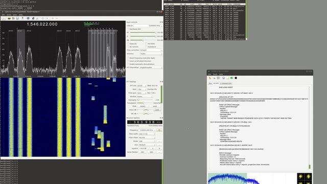 HackRF+Gqrx+10 instances of JAERO, CPU is limited to 1.6GHz, no turbo смотреть онлайн