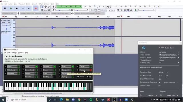 How to record Lexicon Sonata into Audacity on Windows смотреть онлайн