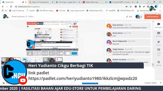 Streaming Series 15 | FASILITASI BAHAN AJAR EDU-STORE UNTUK PEMBELAJARAN DARING смотреть онлайн