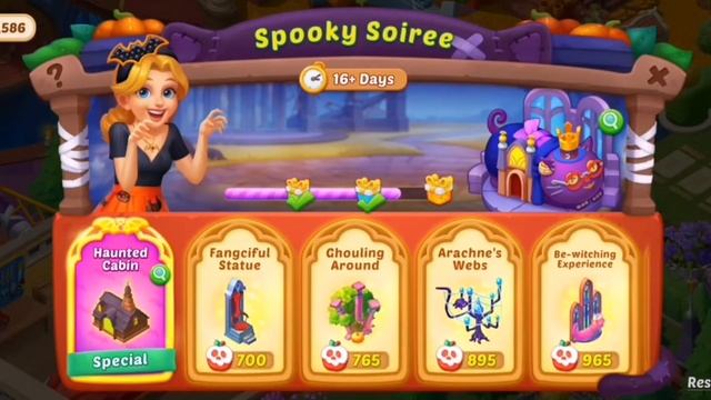 Matchington Mansion | 'Spooky Soiree' 🎃 2022 Halloween Event Part 1 Completed 👻 смотреть онлайн