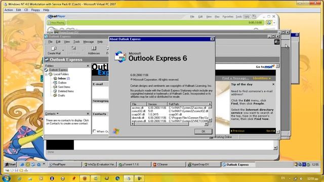 Windows NT 4.0 Workstation with Service Pack 6! (Czech) in Virtual PC 2007 смотреть онлайн