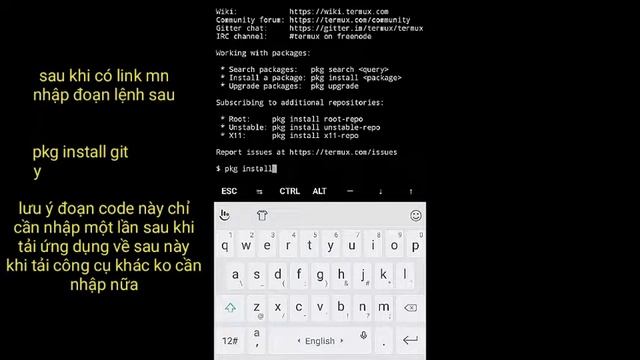 Cách tải tất cả các công cụ trên termux(How to download all tools on termux) смотреть онлайн