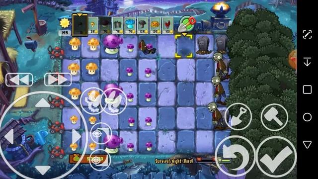 pvz 2 pak para android supervivencia noche (difícil) смотреть онлайн