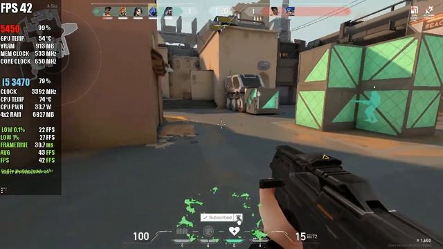 Valorant : Amd Radeon HD 5450 1GB | 720p (Low Settings) смотреть онлайн