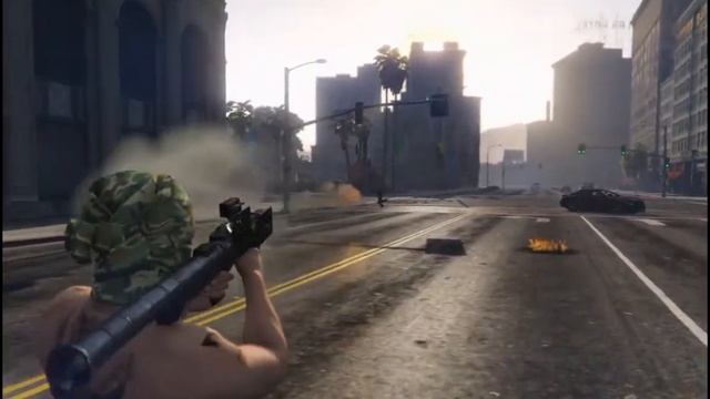 Читер поджал хвост и сбежал! ГТА 5 =)