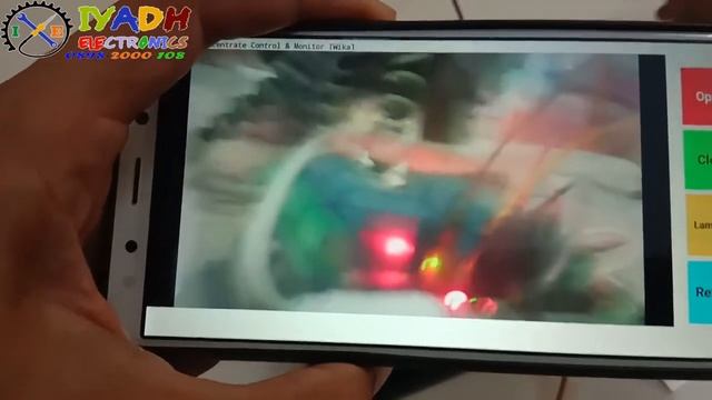 Demo Pengendalian Relay Oleh Raspberry Pi Menggunakan Android,  Dilengkapi Video Camera Realtime