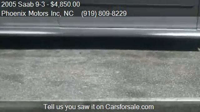 2005 Saab 9-3 Aero Convertible For Sale In Raleigh, NC 27610