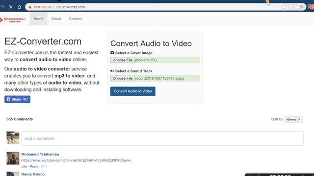 Audio to video converter смотреть онлайн