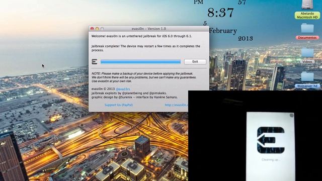 NotiApple - Jailbreak Untethered 6.0, 6.01, 6.0.2, 6.1 iPod Touch, iPad y iPhone en Español. смотреть онлайн
