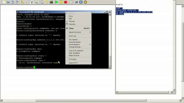 Putty for GNS3 Part 2 смотреть онлайн