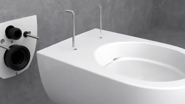 Установка унитаза Geberit с помощью крепежа EFF2 смотреть онлайн