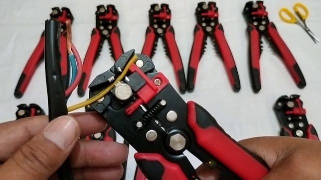 Automatic adjustable wire stripper | cutter | crimping tool 0.2 - 6 mm 3 in 1 смотреть онлайн