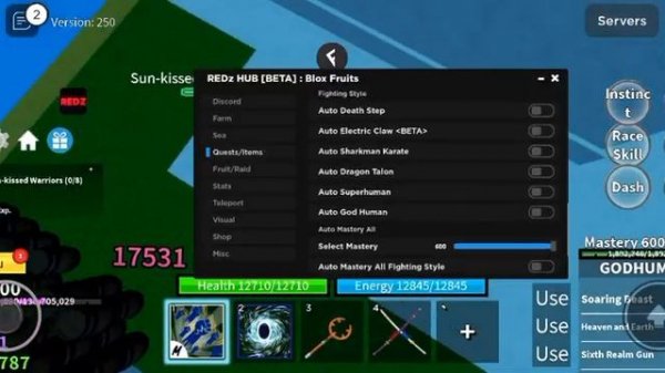 BLOX FRUITS Script Pastebin 2024 NO KEY | AUTO KITSUNE | NO ATTACK DELAY