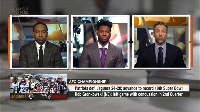 Stephen A. and Max react to Patriots beating Jaguars in AFC Championship | First Take | ESPN смотреть онлайн