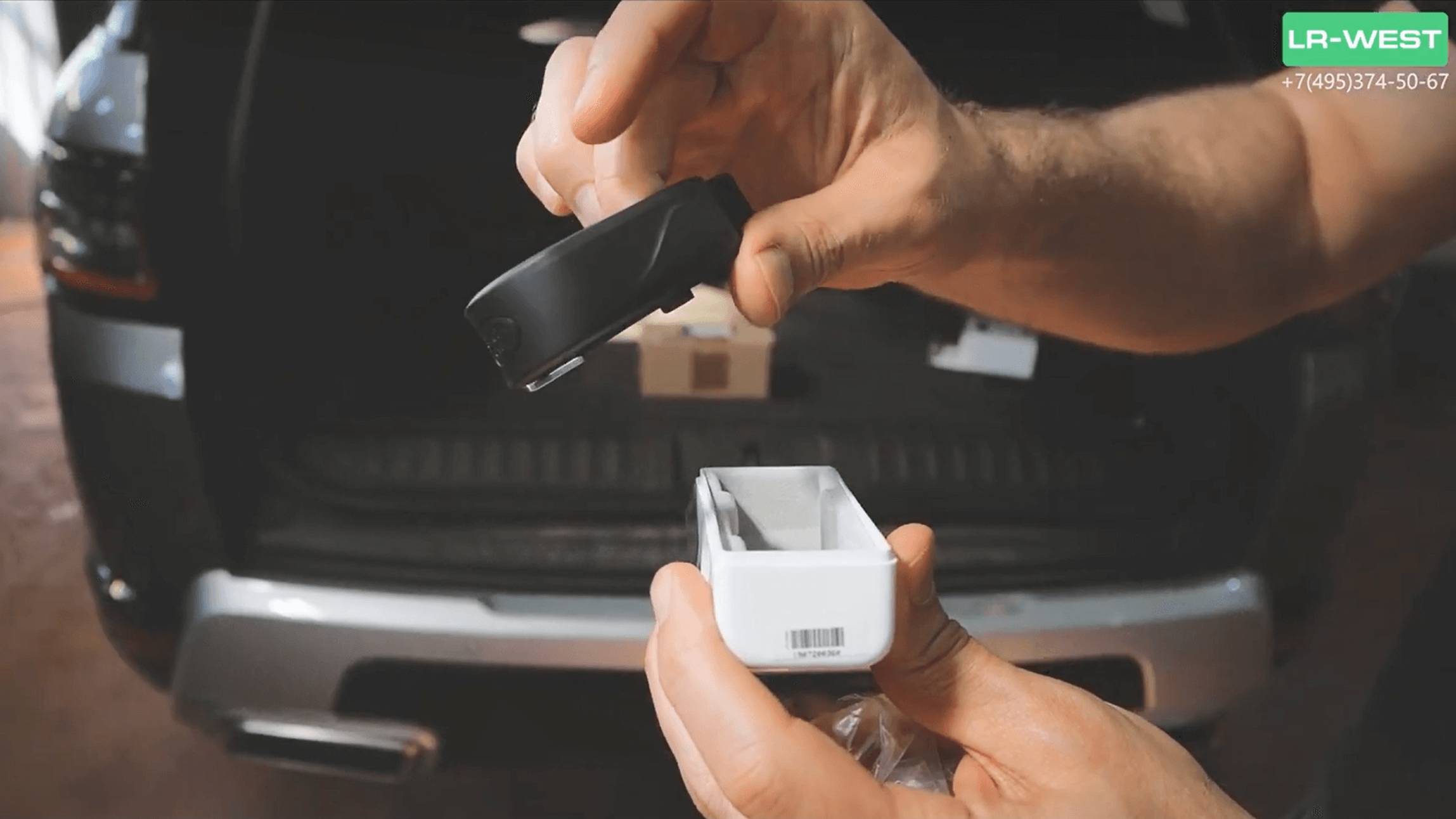 Электронный ключ браслет для Range Rover. Обзор от LR-WEST. смотреть онлайн