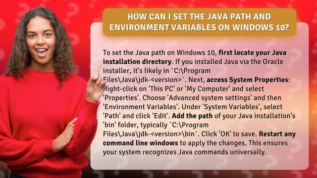 How Can I Set the Java Path and Environment Variables on Windows 10? смотреть онлайн