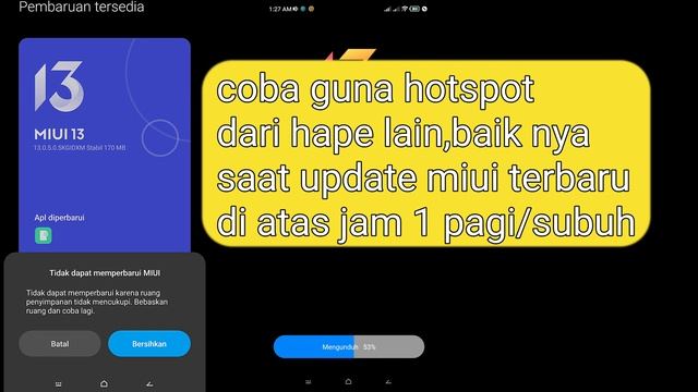 Cara Download Miui 13 Tidak Berjalan Saat Download Pakai Kuota Internet | Update Miui 13