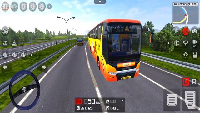 MSRTC Ashwamedh Bus Driving in Bus Simulator Indonesia - #79 Android Gameplay | Scania Bus Games смотреть онлайн