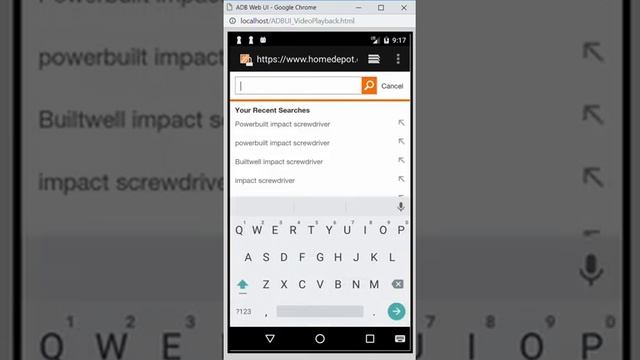 ADB Web UI Recorded Playback смотреть онлайн