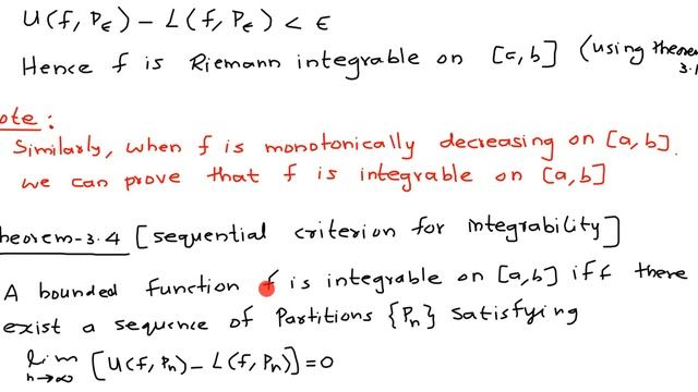 Every monotone functions are Riemann integrable and Sequential criterion for Riemann integration смотреть онлайн