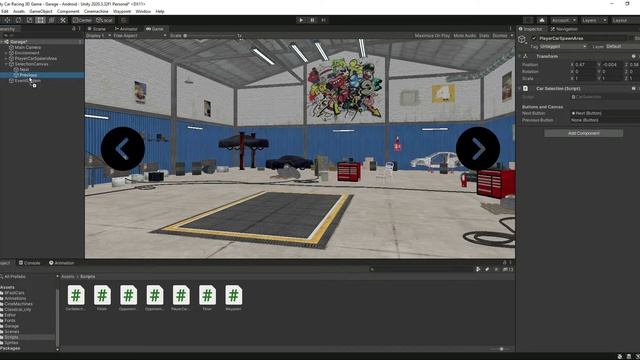 Garage System Unity 3D Car Selection Menu - Unity 3d iOS Android Mobile Game Development Course 202 смотреть онлайн