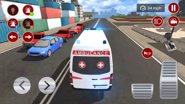 us ambulance Driving simulator 2021 - Emergence Van Rescue Driver - Android Gameplay смотреть онлайн