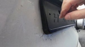 Haval F7x Номерная рамка, про вот такое очко