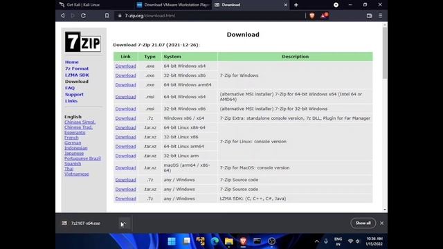 How to install Kali Linux 2021.4 in VMware Workstation Player 16.0 on Windows 11 in 2022 🔥🔥 смотреть онлайн