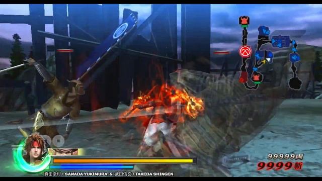 Gameplay (真田幸村 – Sanada Yukimura) Sengoku BASARA 3 Utage - Dolphin Emulator Android - Game 20 смотреть онлайн