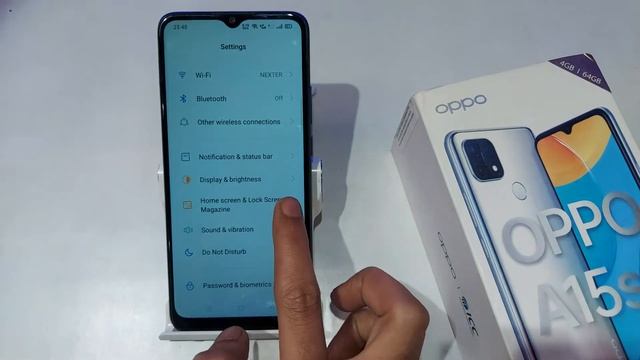 How to set Swipe Down Notification Drawer in Oppo A15s,A15 | Oppo A15 me Swipe Down Hide kaise kare смотреть онлайн