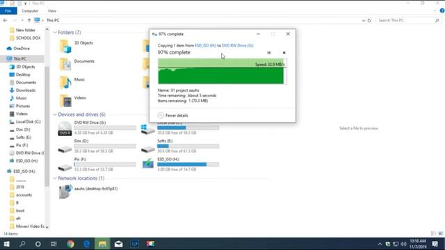How to burn CD DVD in Windows 10 in BANGLA смотреть онлайн