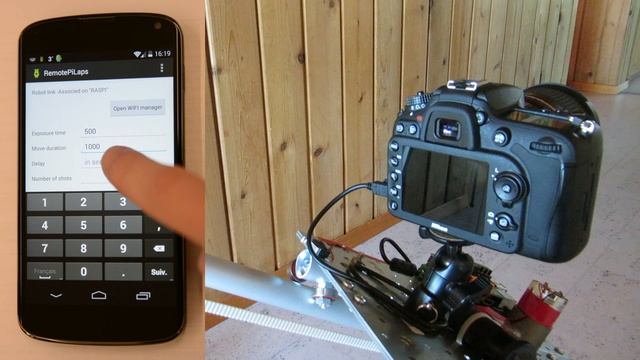 Android Remote Controle for PiLapse Robot смотреть онлайн