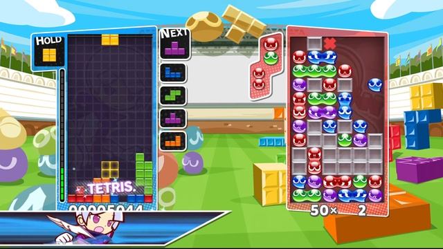 PuyoPuyoTetris Gameplay Windows 10 смотреть онлайн