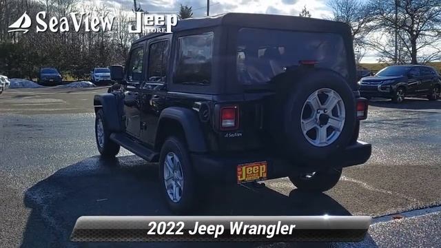 Certified 2022 Jeep Wrangler Unlimited Sport S, Ocean Township, NJ J220193 смотреть онлайн