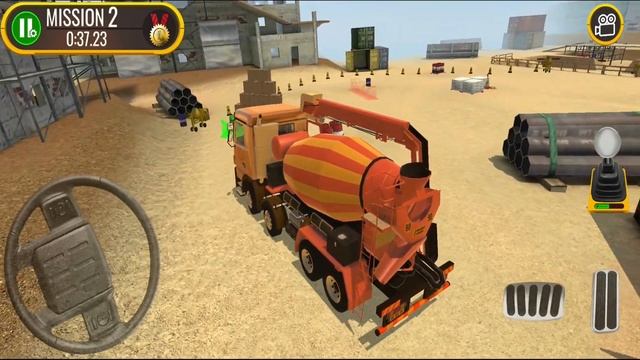 Construction Site Truck Driver Part# 1 Android Gameplay