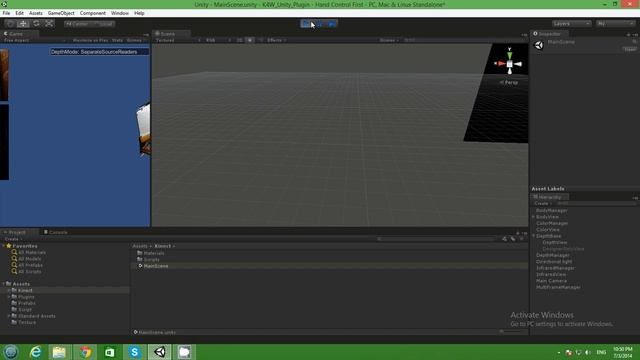 Windows Kinect V2 Unity 3D Plugin update testing смотреть онлайн