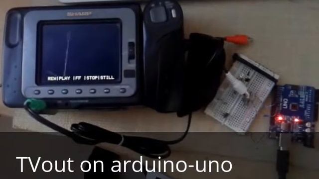 Oude Camera Als Monitor Op Arduino-uno