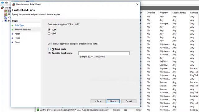 How to open ports in Windows Firewall смотреть онлайн