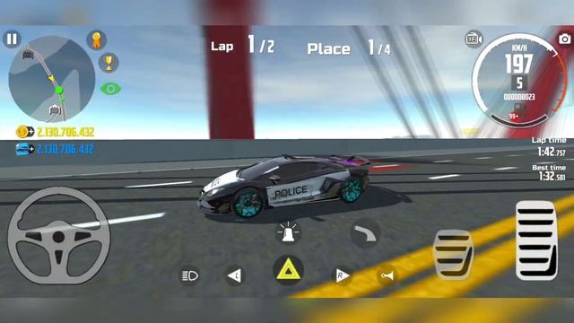 Racing Police Car || Car Simulator 2 || Android Gameplay смотреть онлайн