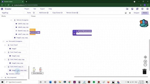 Beautiful And Animated Yoga App UI Design Tutorial In Kodular | With Aia File | UI/UX Design| Part