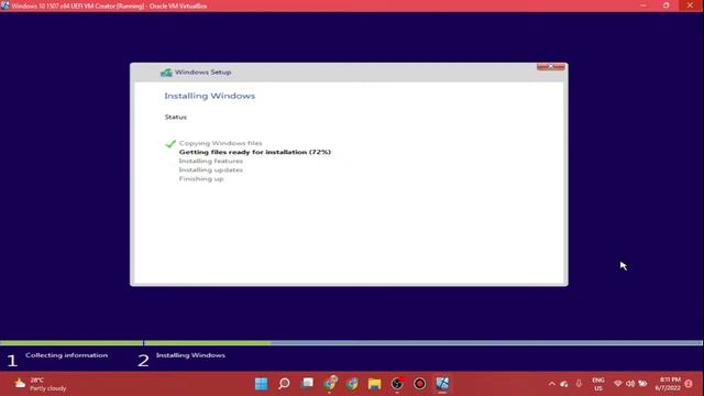 Install Windows 10 1507 VM смотреть онлайн