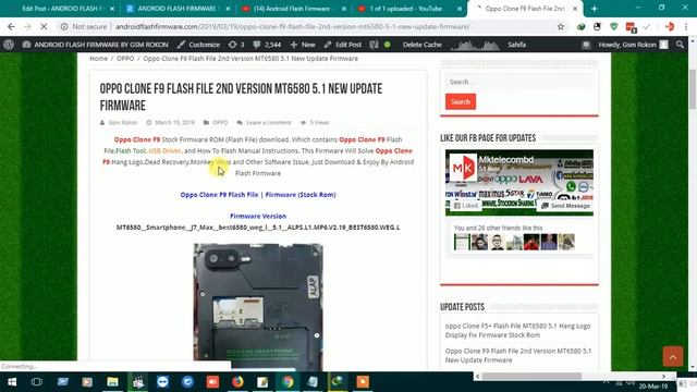 Oppo Clone F9 Flash File 2nd Version MT6580 5.1 New Update Firmware смотреть онлайн