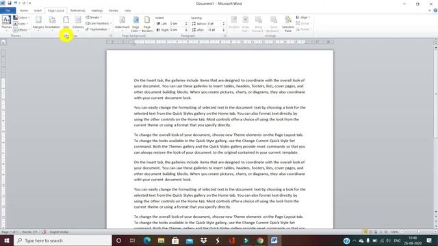 Ms Word Me Page Ka Margins, Size, Orientation & Columns kaise change kare. Page Setup Kaise Badle. смотреть онлайн